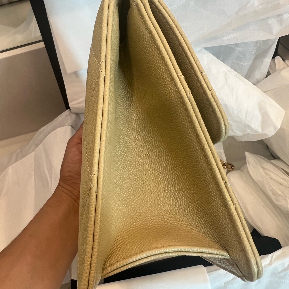 23A Dark beige Chanel flap bag - Picture 14 of 15